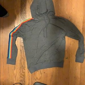 Rainbow striped shirt